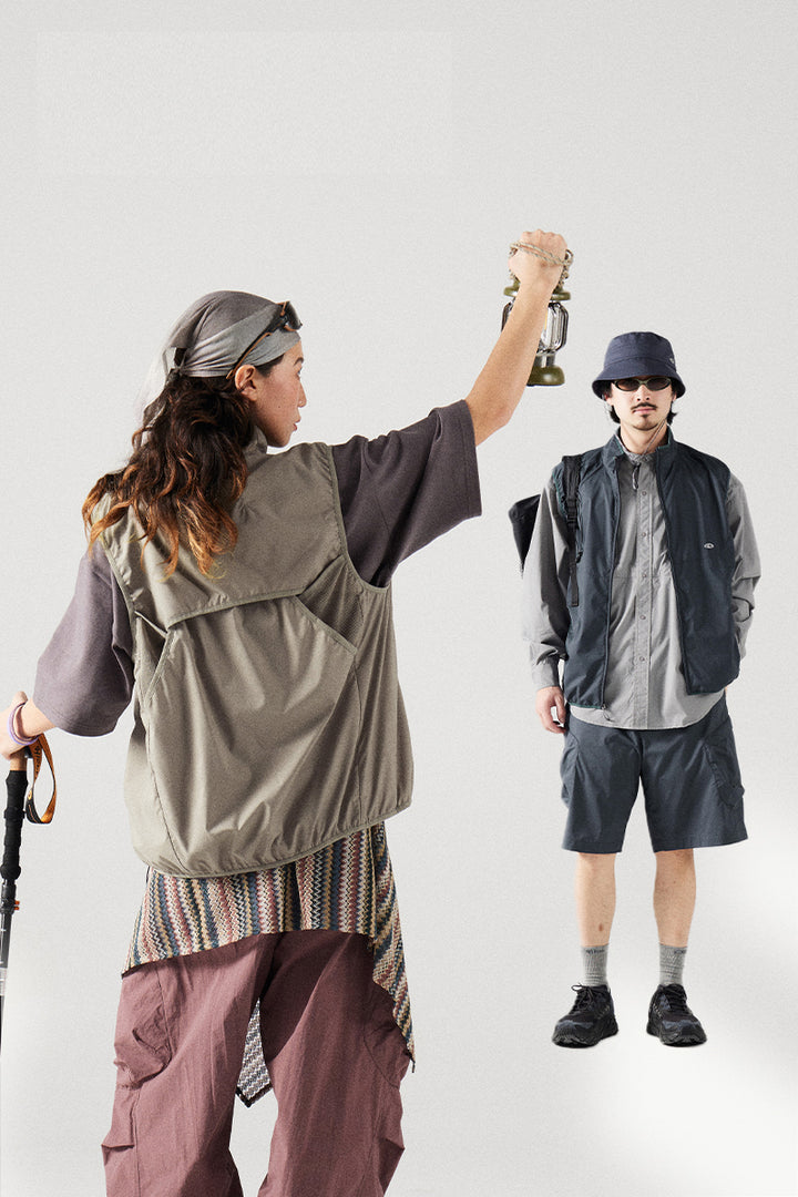 スタンドカラーベスト25BLMJ001