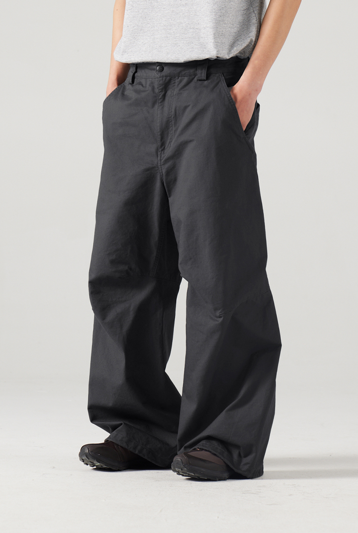 ワイド カーブパンツ 25BLCK004