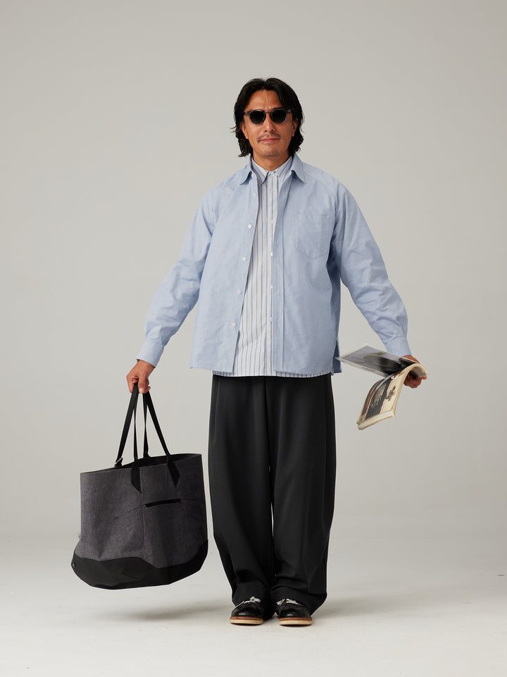 ストライプ フェイクツーシャツ25BLCU003