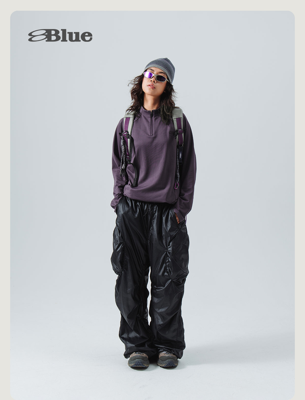 メタリックナイロン 防水パンツ ウイメンズ24BLCK004 – Blue Monte