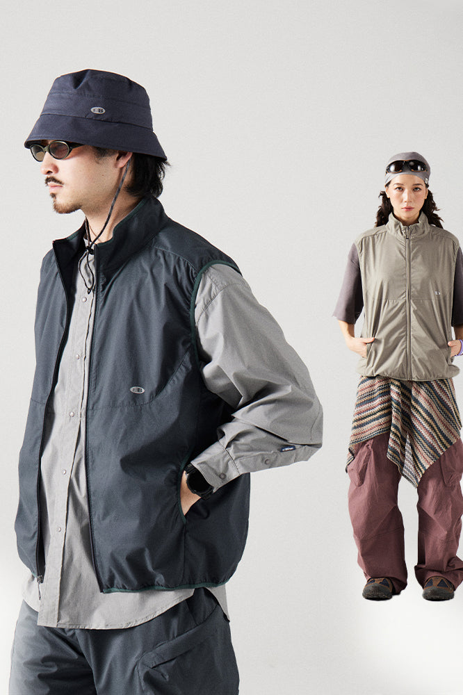 スタンドカラーベスト25BLMJ001