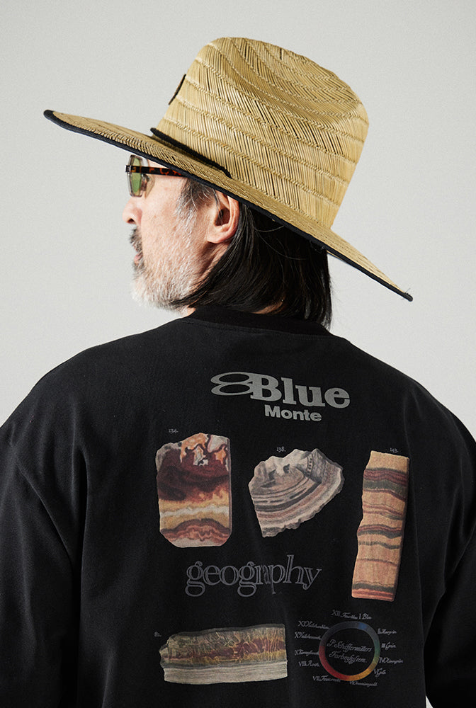 COOLMAX  地層プリントTシャツ 25BLDT022