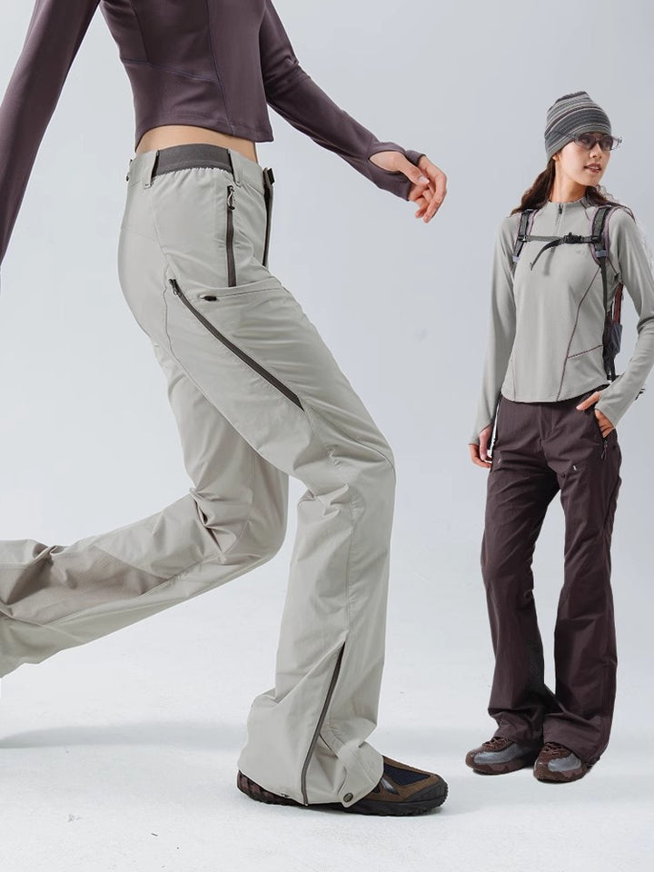 ソフトシェルフレアパンツ24BLCK014