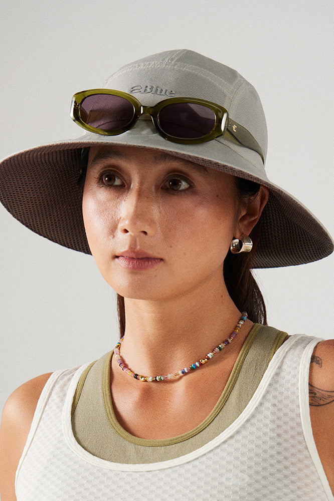 ワイドブリム バケットハット 25BLML008