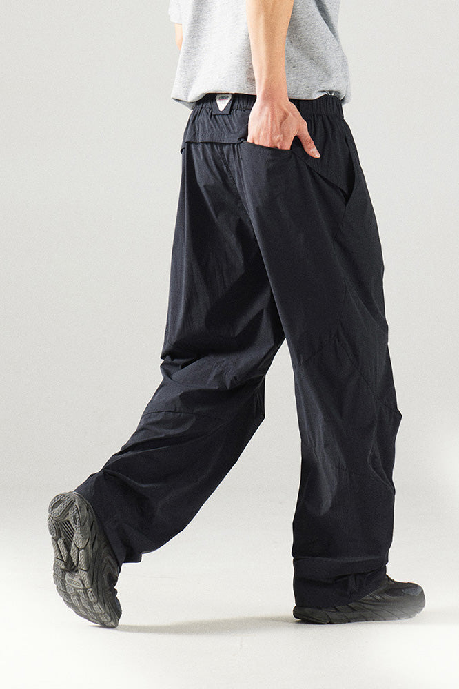 ライトカジュアルパンツ25BLCK010