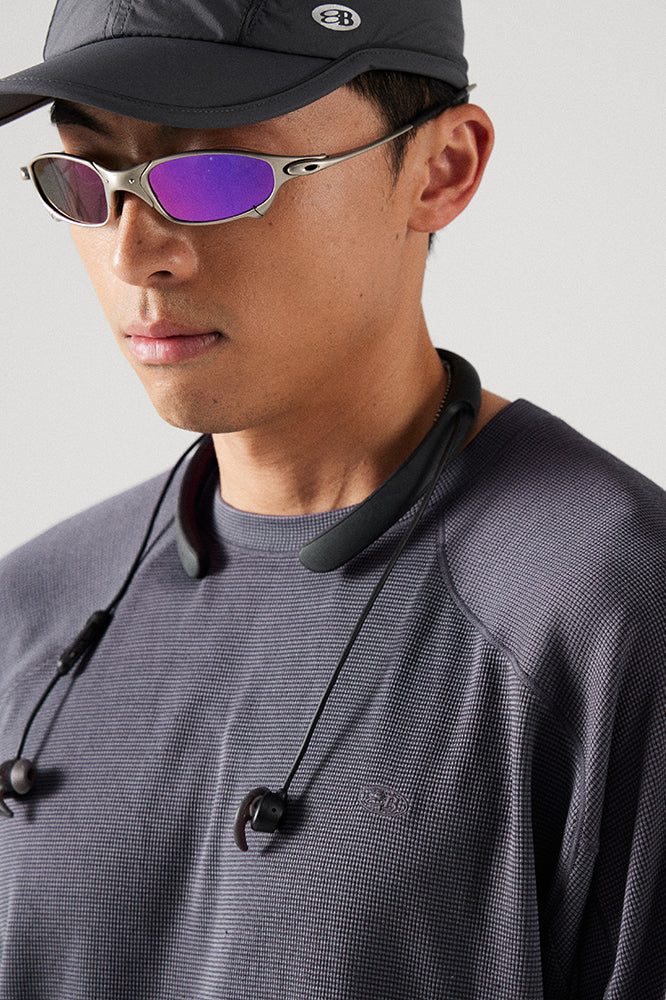 メリノウールクルーネックシャツ25BLCT004