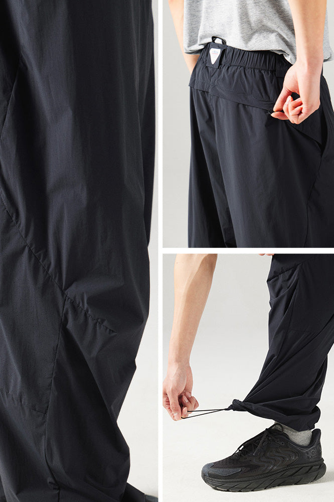 ライトカジュアルパンツ25BLCK010