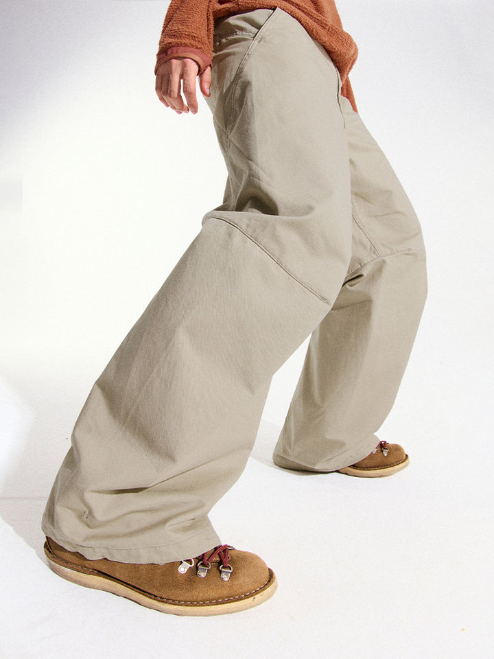 ワイド カーブパンツ 25BLCK004