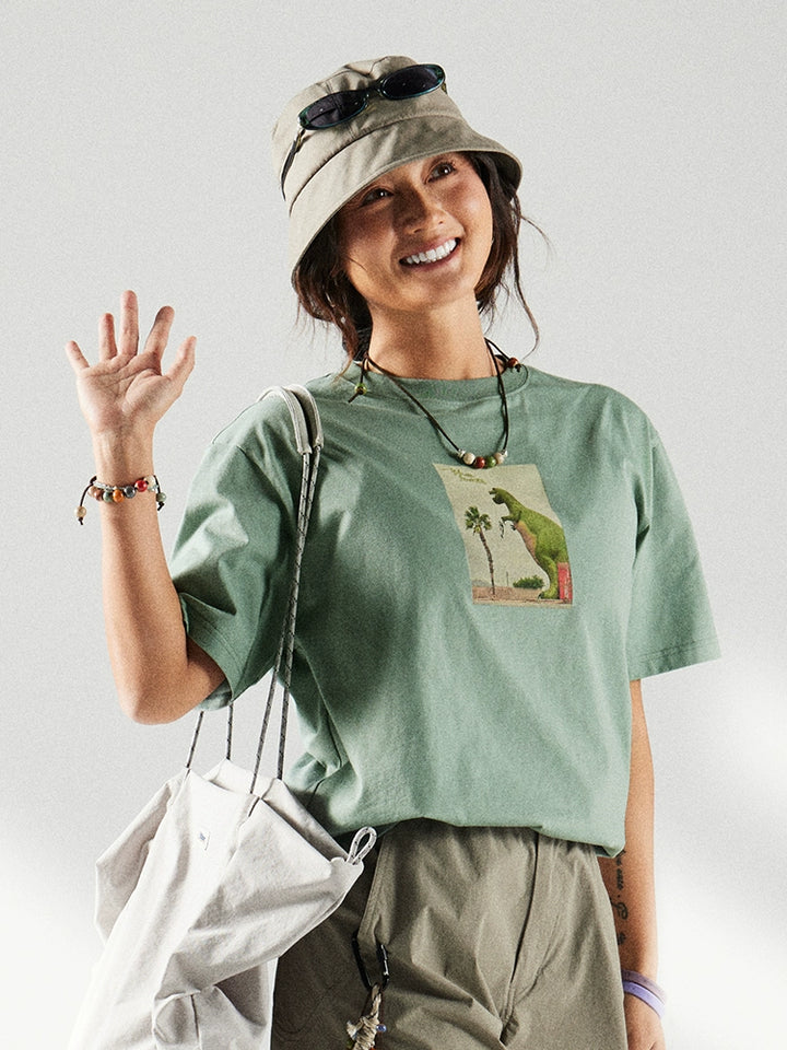 恐竜プリントTシャツ 25BLDT031