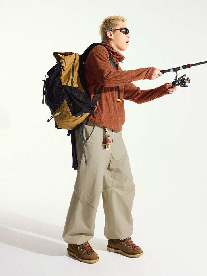 ワイド カーブパンツ 25BLCK004