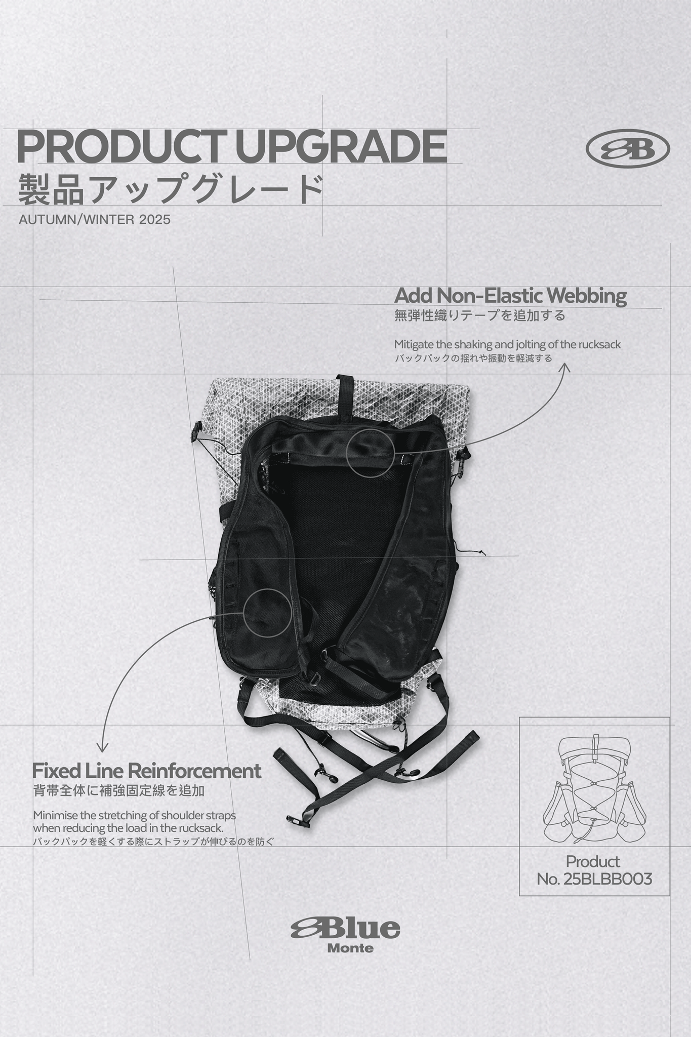 待望のリニューアル 20L 大容量 トレッキングバックパック 進化を遂げ