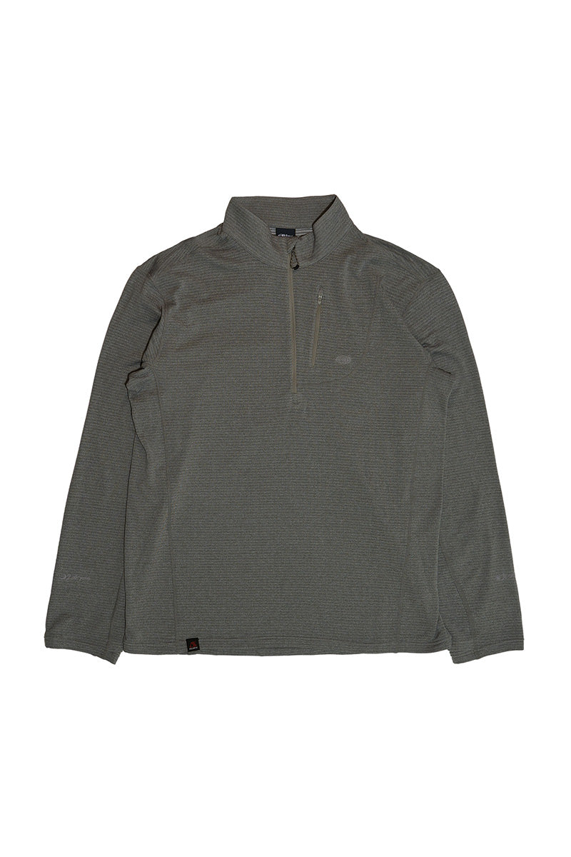 フリースハーフジップ長袖Tシャツメンズ25BLWY015