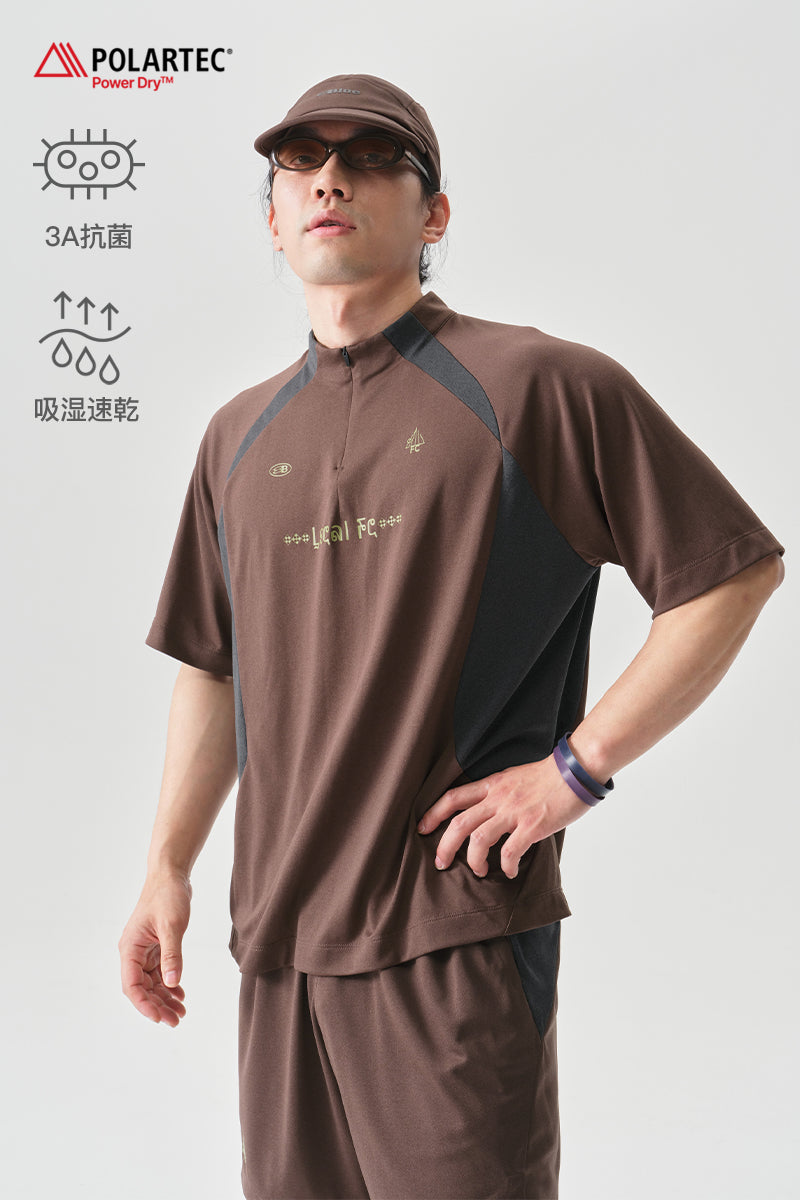 POLARTECカラーブロック半袖TシャツNLBLDTX032