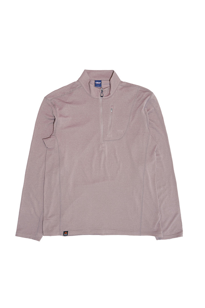 フリースハーフジップ長袖Tシャツメンズ25BLWY015