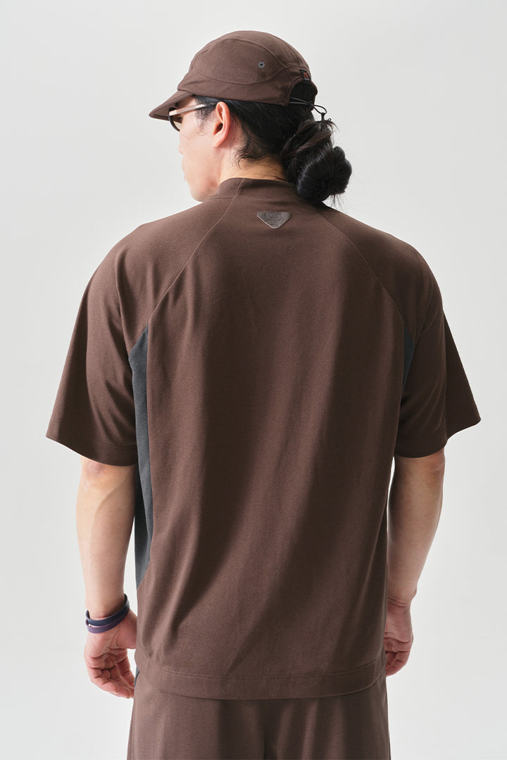 POLARTECカラーブロック半袖TシャツNLBLDTX032