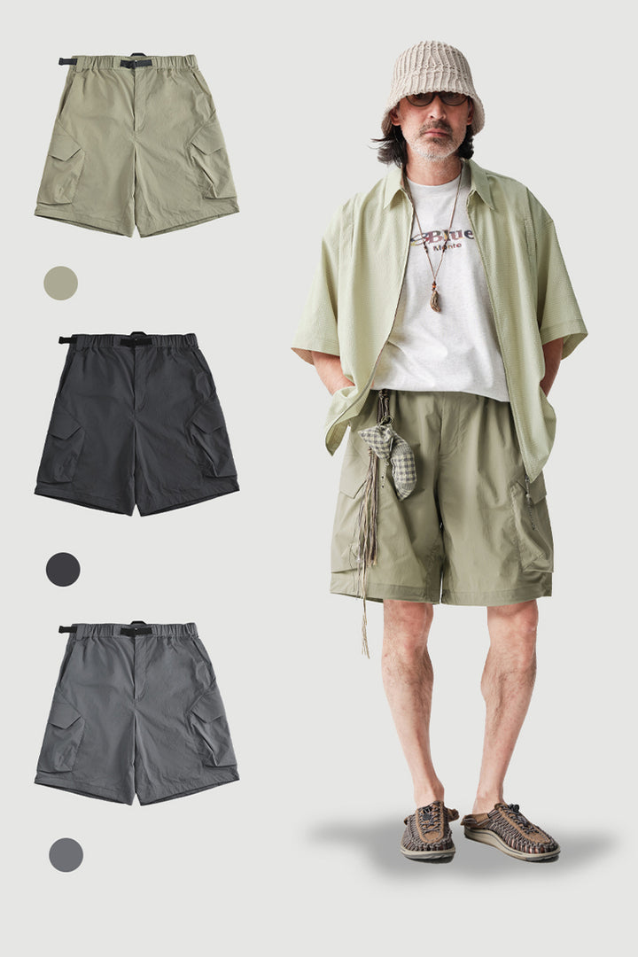 5分丈ポケット付きワークパンツNLBLADK004