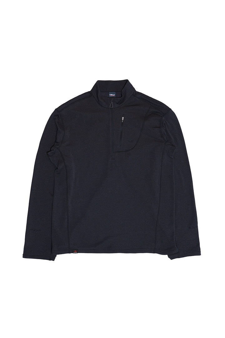 フリースハーフジップ長袖Tシャツメンズ25BLWY015