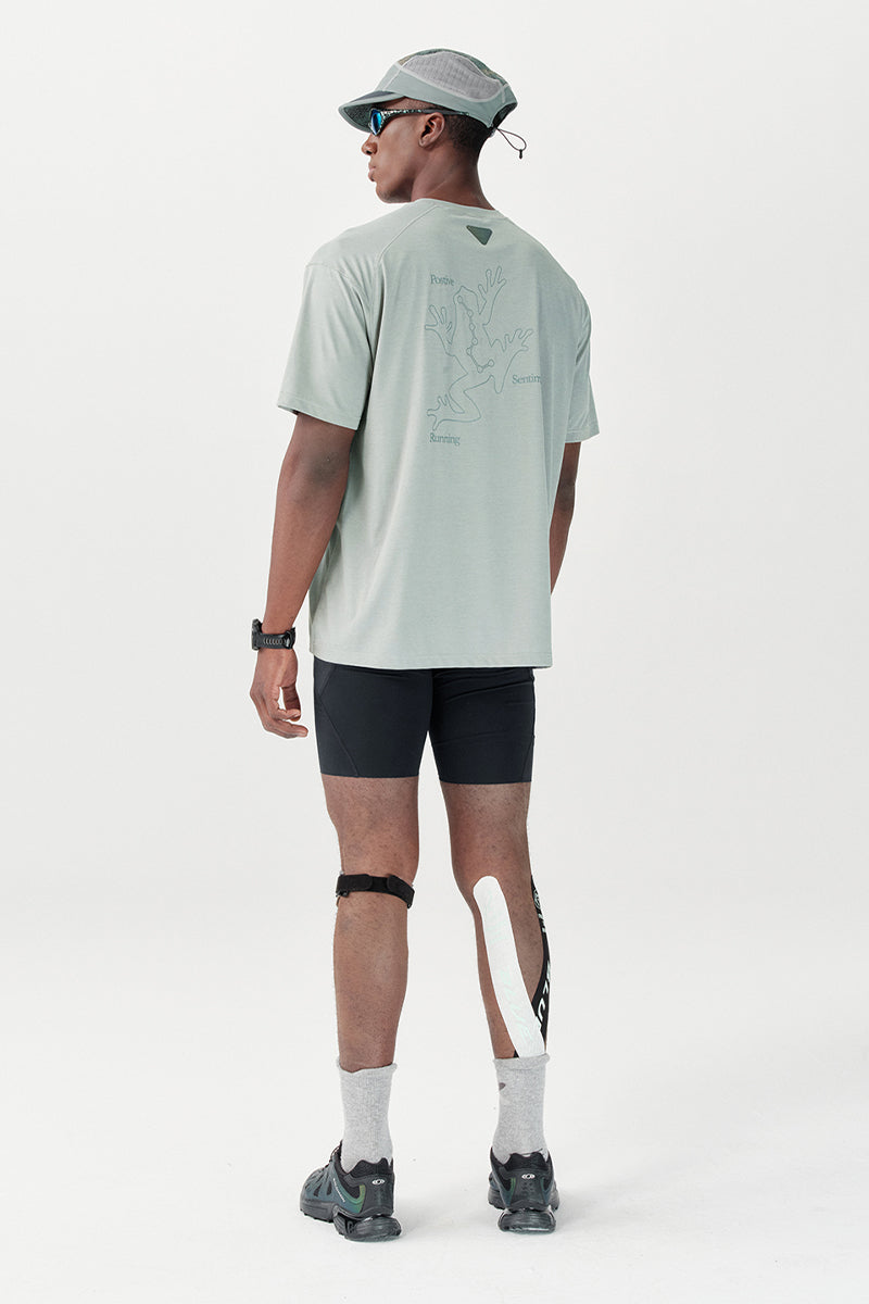 HYDROCOOLカエルプリント半袖TシャツNLBLDTX022