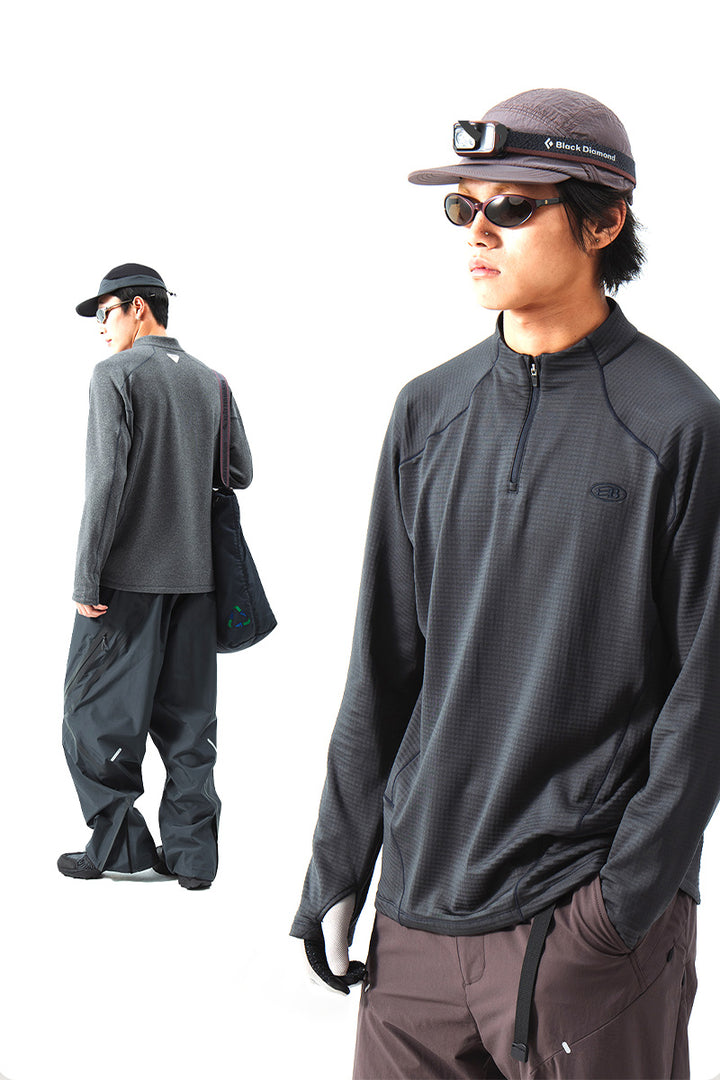 メリノウールハイネック長袖Tシャツ24BLCT012