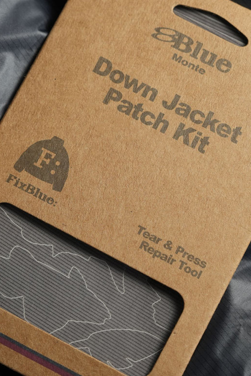 ダウンジャケット用高温プレス補修パッチ25BLQQ017