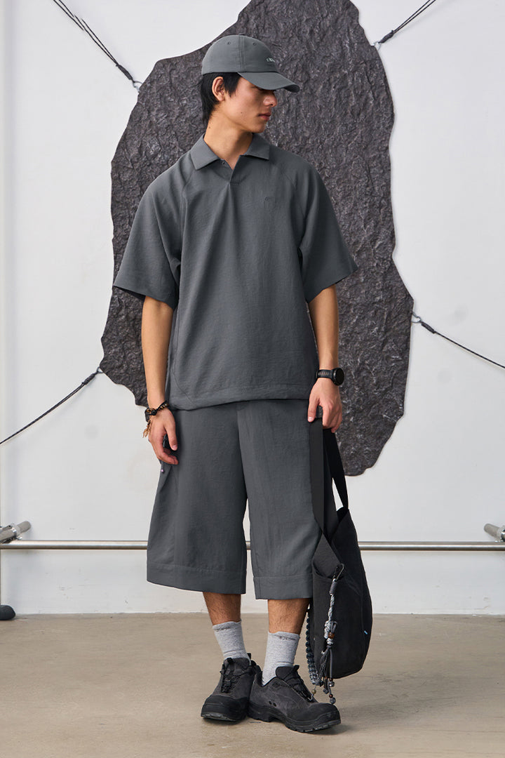 MICROFTオーバーサイズクロップドパンツNLBLADK003