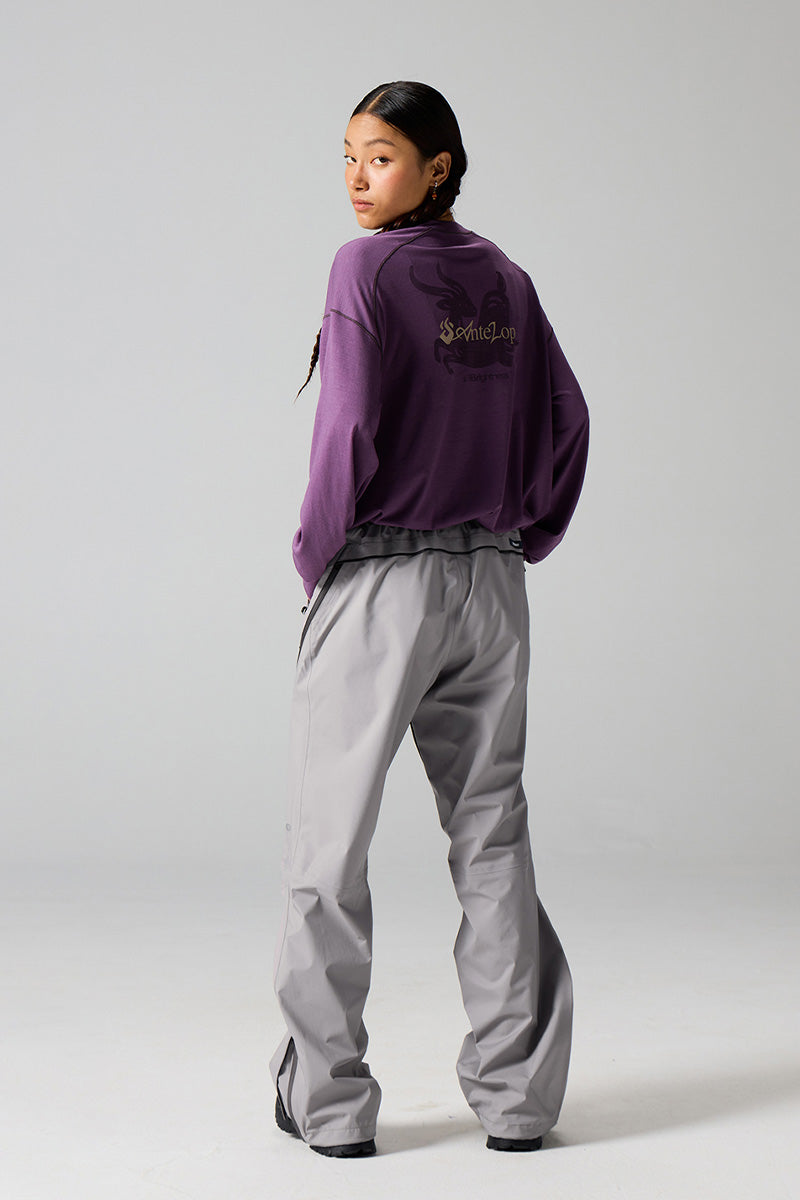 バックプリント動物柄Tシャツ25BLCT019