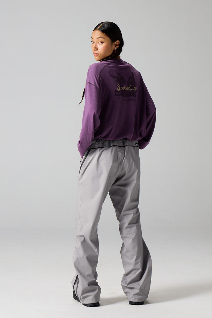 バックプリント動物柄Tシャツ25BLCT019