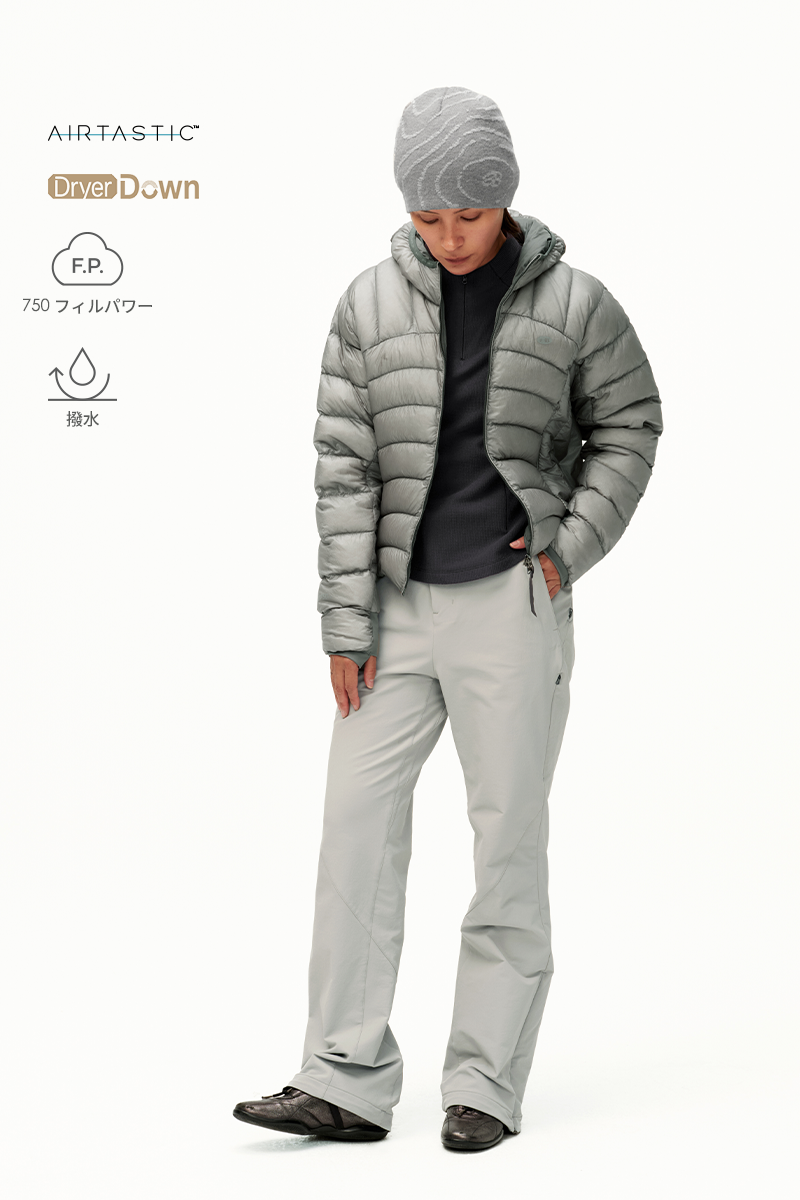 AIRTASTIC 750FP Women's Hooded Goose Down Jacket