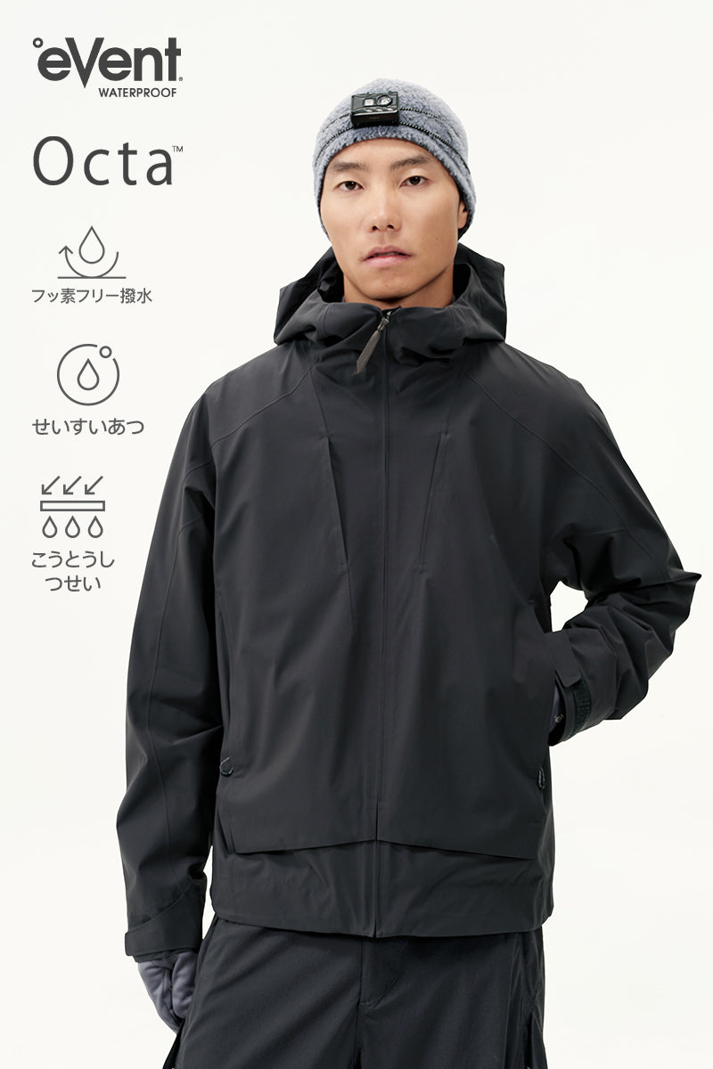 eVent防水・防風フリースシェルジャケット