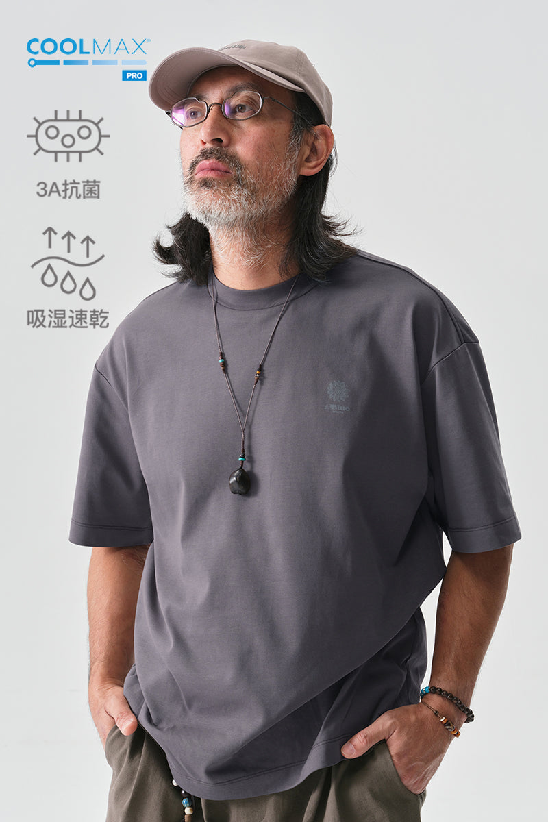 COOLMAXPROシード柄の半袖TシャツNLBLDTX039