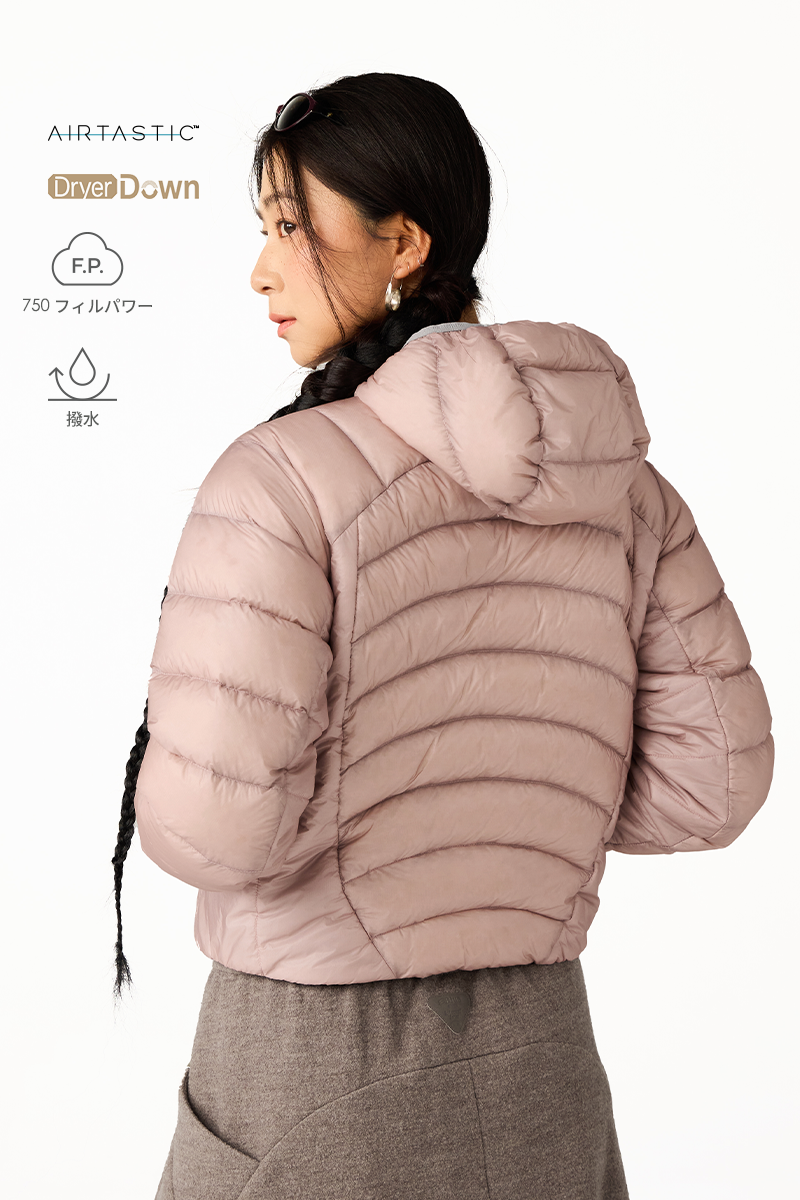 AIRTASTIC 750FP Women's Hooded Goose Down Jacket