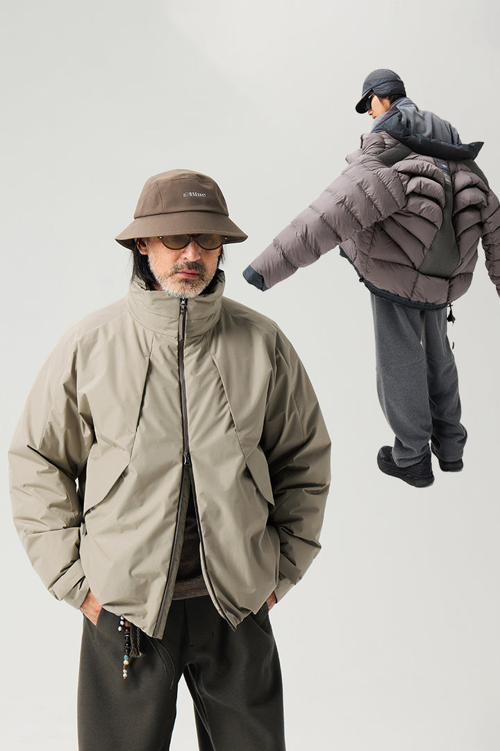 スタンドカラーロングスケールダウンジャケット25BLYR010