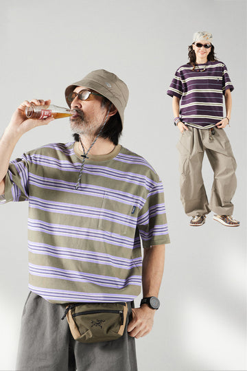 ボーダーTシャツ 25BLDT016