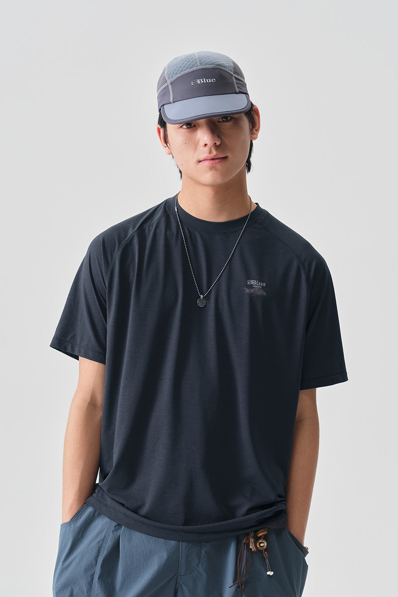 HYDROCOOL風景柄半袖TシャツNLBLDTX025