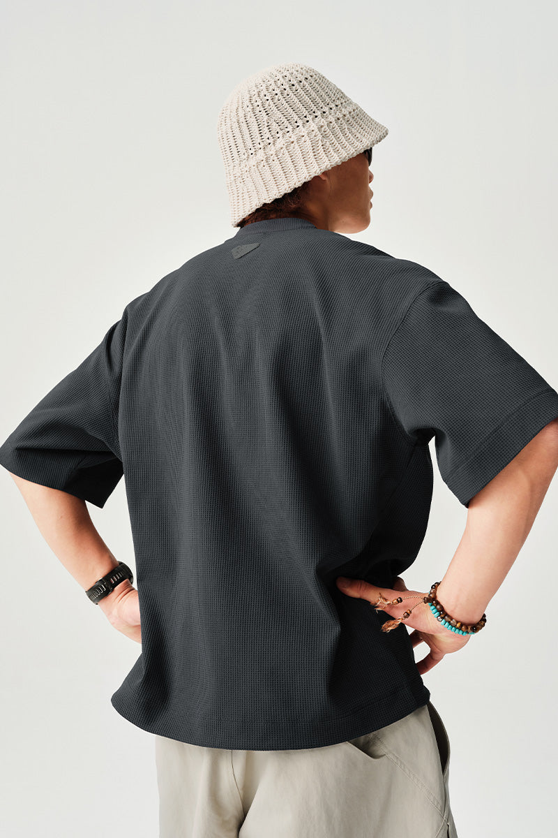 SOLOTEXポロヘンリーネック半袖TシャツNLBLDTX050