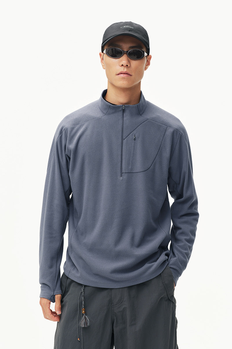 POLARTEC ハーフジップスウェット NLBLAWY010