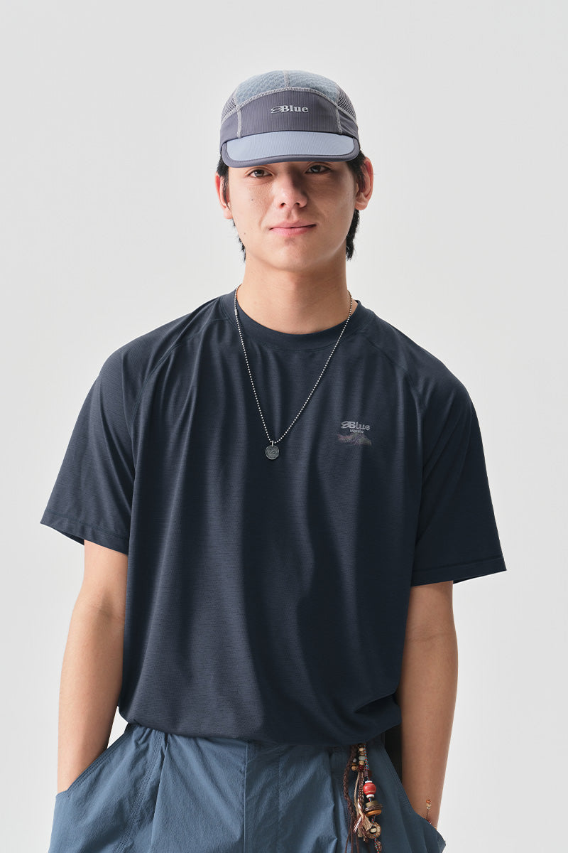 HYDROCOOL風景柄半袖TシャツNLBLDTX025