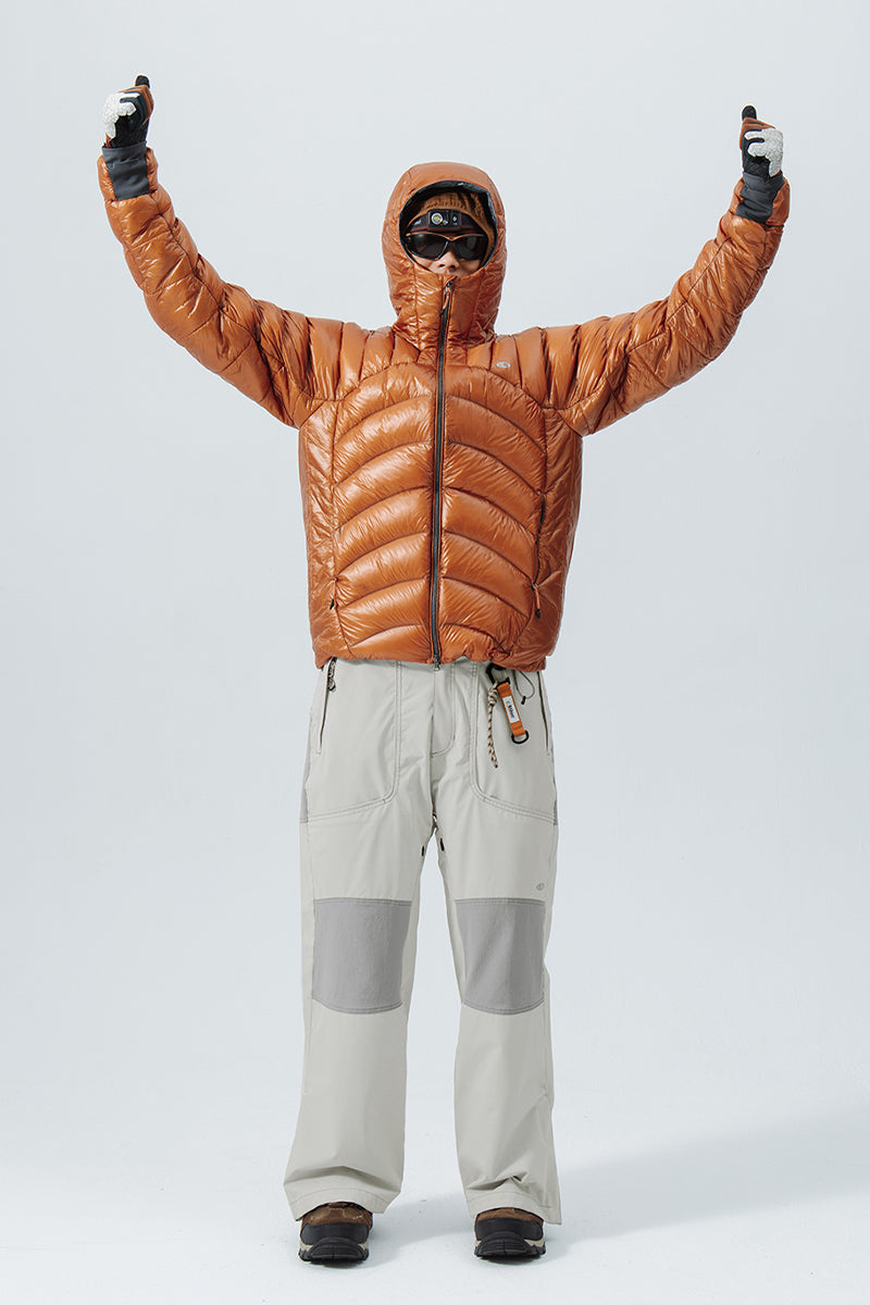 撥水軽量フード付きダウンジャケット25BLYR004