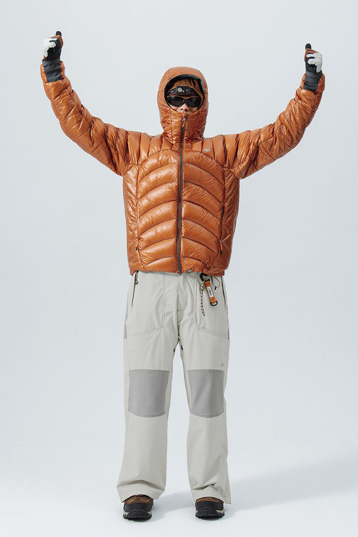 撥水軽量フード付きダウンジャケット25BLYR004