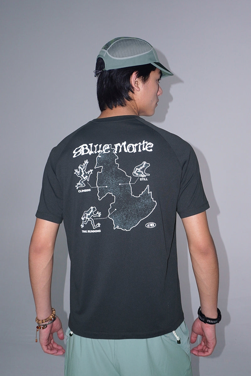 POLARTECカエルプリント抗菌加工TシャツNLBLDTX034