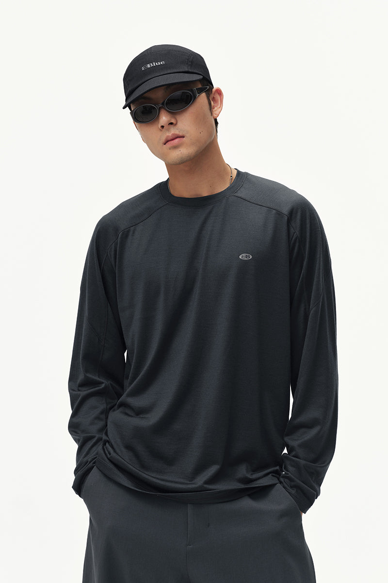 ウール長袖Tシャツ NLBLCTX019