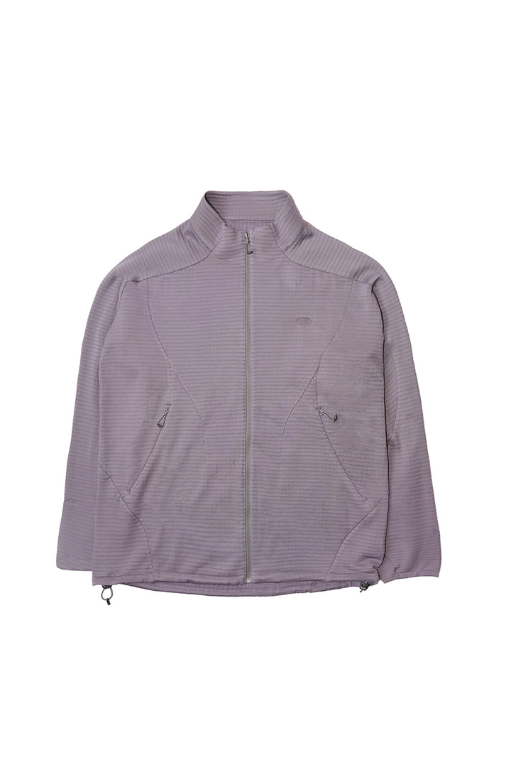 ウールチェック柄フリースジャケット25BLJK027