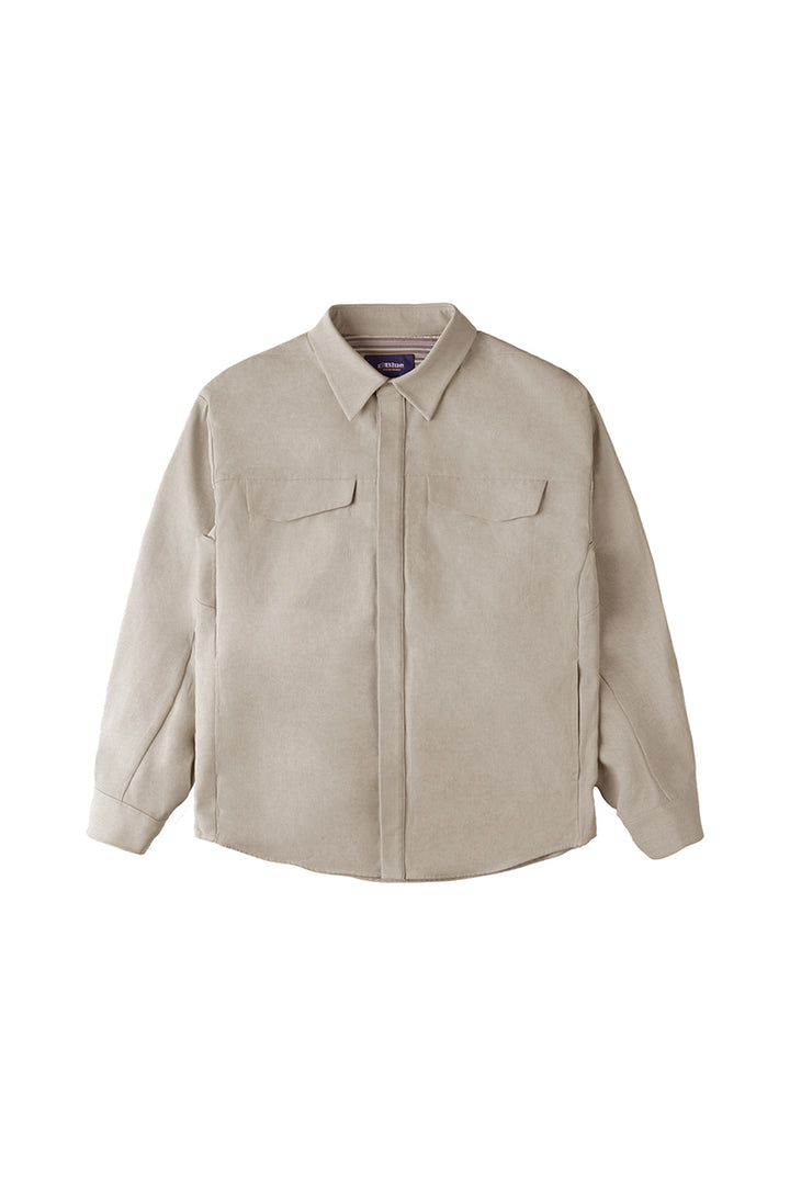 ダブルポケットウールオーバーシャツNLBLCCY002