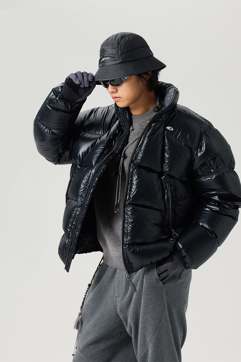 スタンドカラー軽量ダウンジャケット25BLYR002