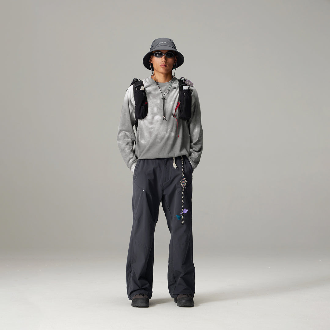 温度調節機能付きウールクルーネックロンT25BLCT014
