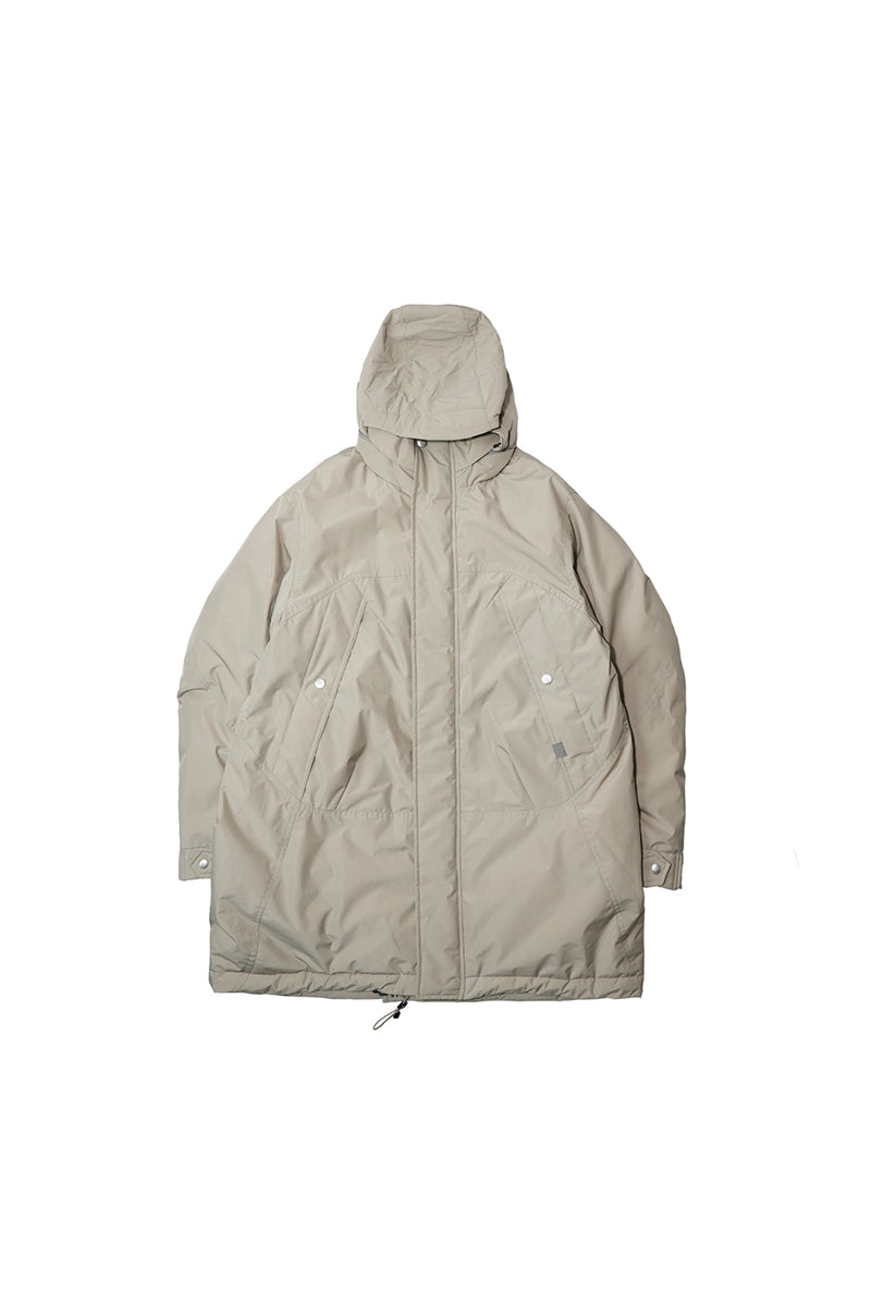 隠しフードスタンドカラーダウンジャケット25BLYR015