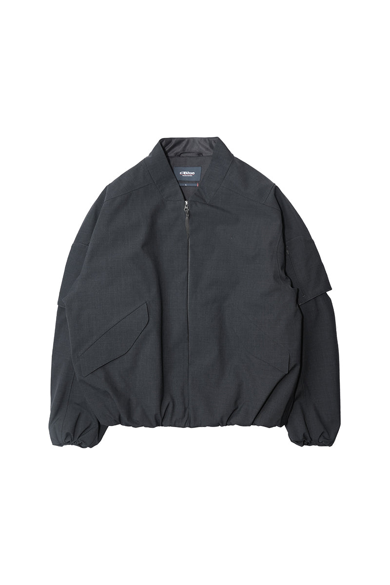 プリマロフトVネック撥水ウールジャケット25BLJK032