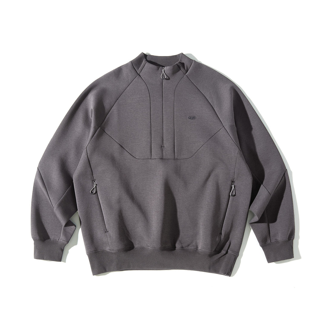 ハーフジップラグランスリーブスウェットNLBLAWY003