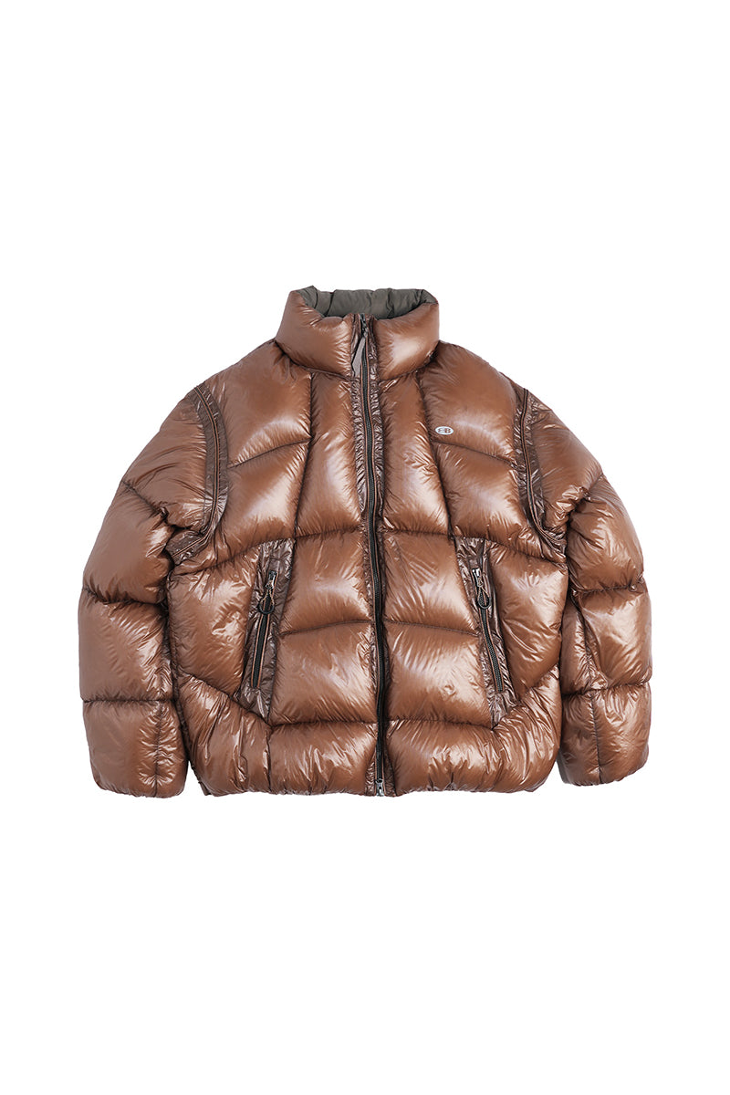 ショートスタンドカラーダウンジャケット25BLYR003