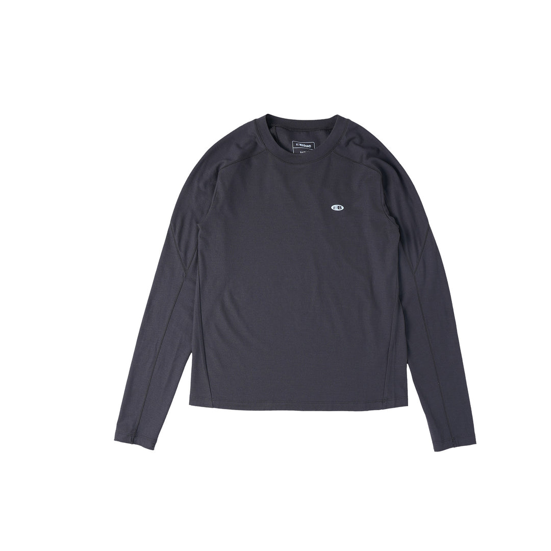 ウール クルーネックスリムTシャツ25BLCT016